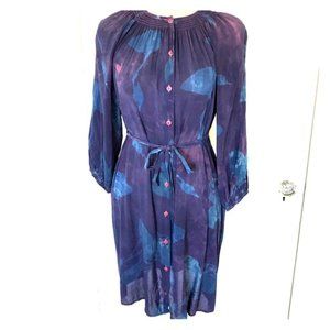 Tucker Silk Dress Size Small